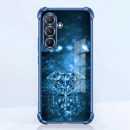 Samsung Galaxy A56 5G Blue Diamond Airbags Printed Back Case