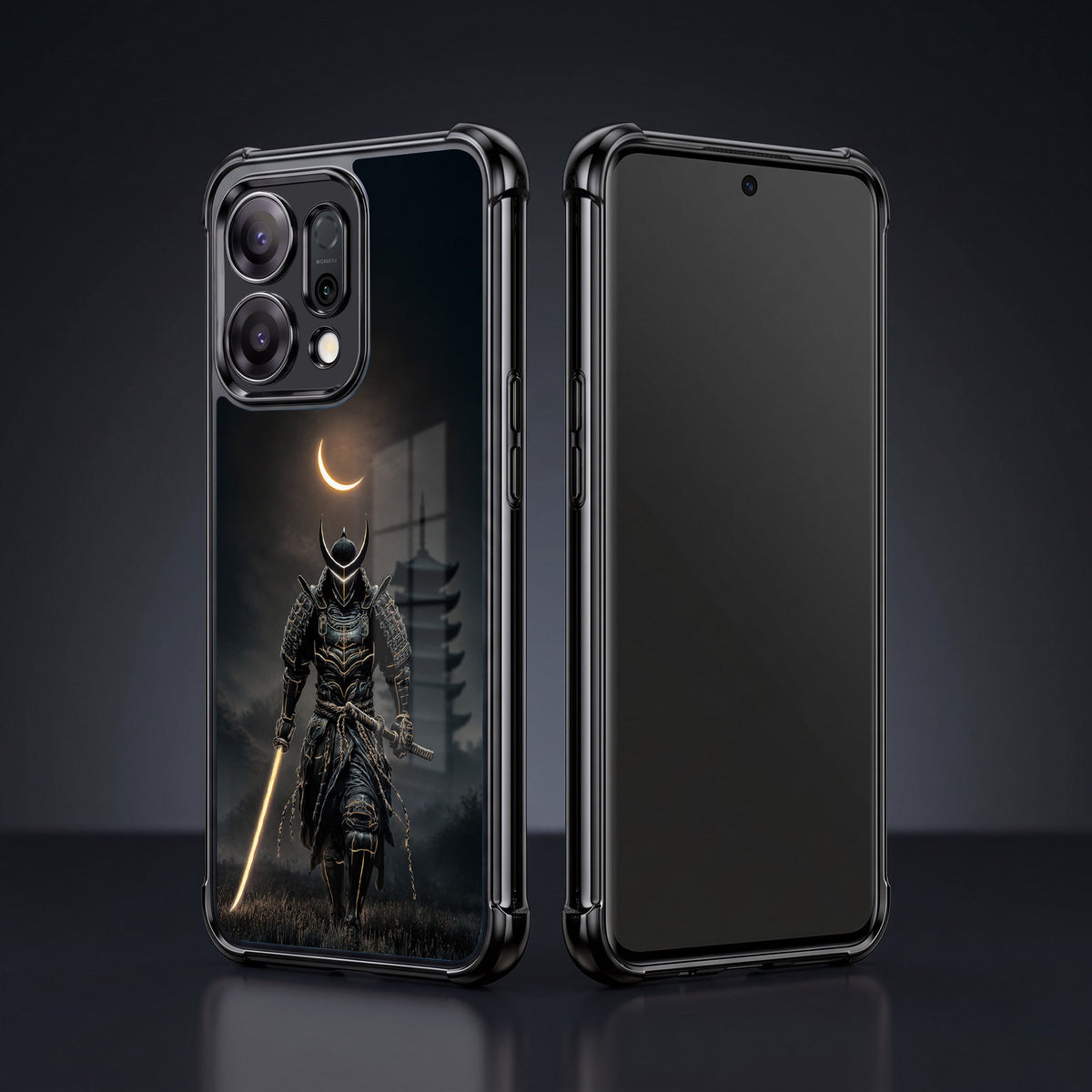 Oppo Reno 14 5G Samurai Warrior Airbags Printed Back Case