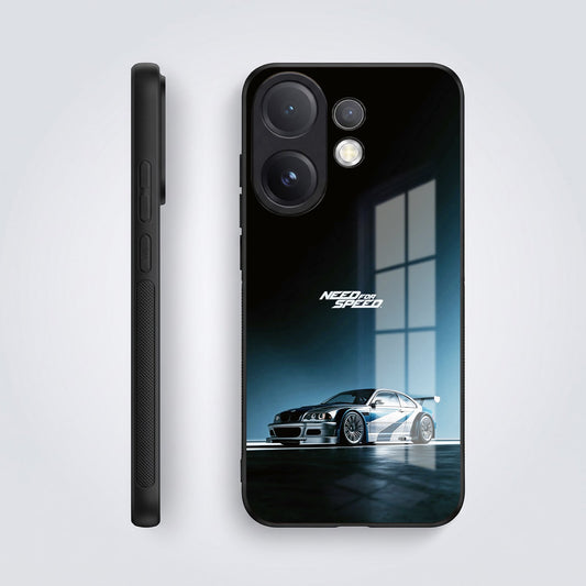 Vivo V60 5G Premium Acrylic Shockproof Glass Back Case (Speed Legend)