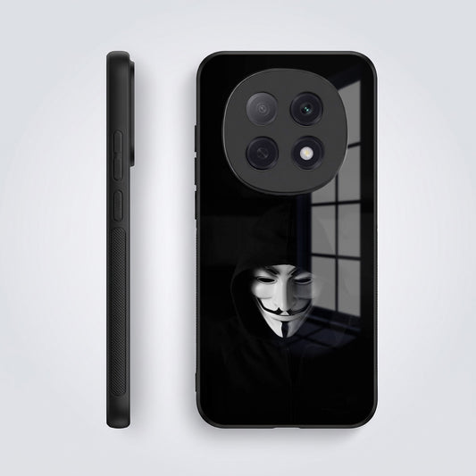 Oppo F29 Pro 5G Premium Acrylic Shockproof Glass Back Case (Dark Hacker)