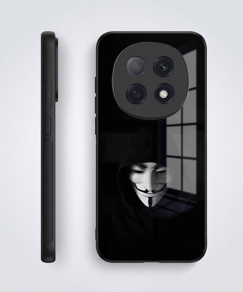 Oppo F29 Pro 5G Premium Acrylic Shockproof Glass Back Case (Dark Hacker)