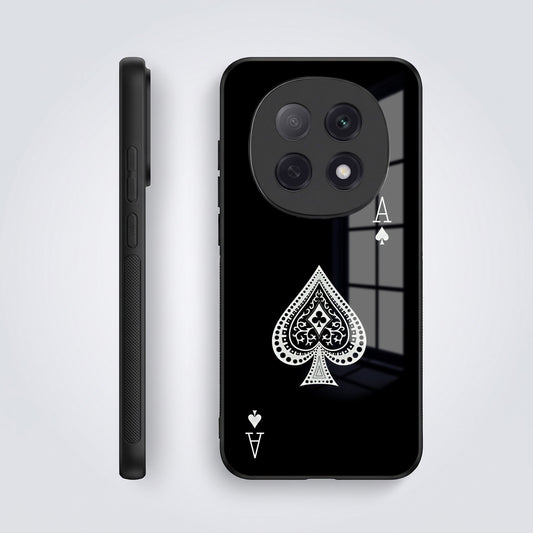 Oppo F29 Pro 5G Premium Acrylic Shockproof Glass Back Case (Black Ace)