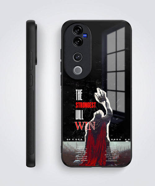 Vivo V40 Pro 5G The Strongest Will Win Acrylic Glass Back Case