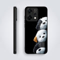 Oppo Reno 14 5G Premium Acrylic Shockproof Glass Back Case (Fluffy Puppies)