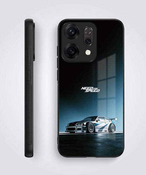 Oppo Reno 14 5G Premium Acrylic Shockproof Glass Back Case (Speed Legend)