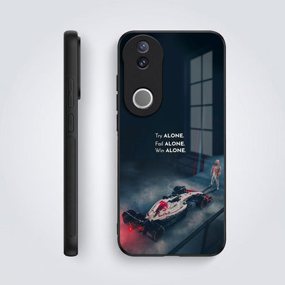Vivo V50 5G Win Alone F1 Racing Acrylic Glass Back Case