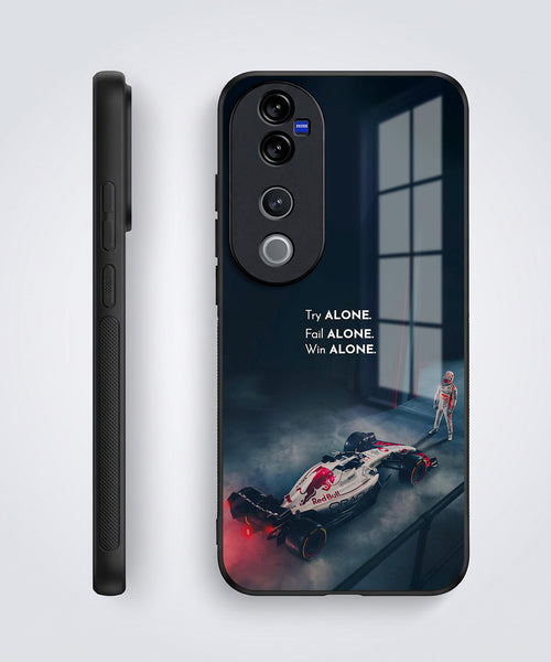 Vivo V40 Pro 5G Win Alone F1 Racing Acrylic Glass Back Case