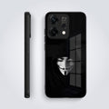Oppo Reno 14 5G Premium Acrylic Shockproof Glass Back Case (Dark Hacker)