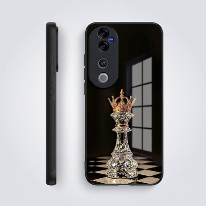 Vivo V40 Pro 5G Royal Chess King Acrylic Glass Back Case