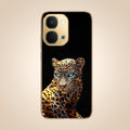 Vivo T5x 5G Panther Gold Electroplated Glass Phone Back Case