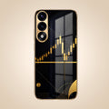 Oneplus Nord 5 5G Trading Candles Gold Electroplated Glass Phone Back Case