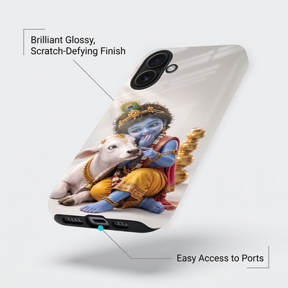 iPhone 16 5G Bal Krishna Blessings Protective Case