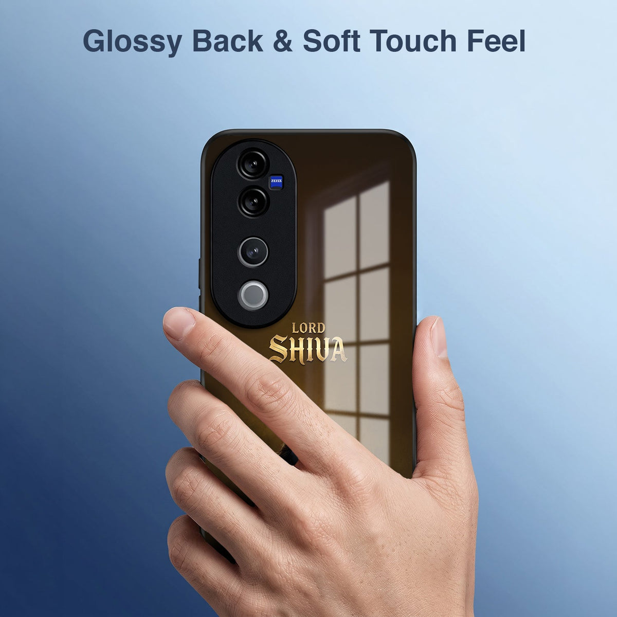 Vivo V40 Pro 5G Lord Shiva Acrylic Glass Back Case