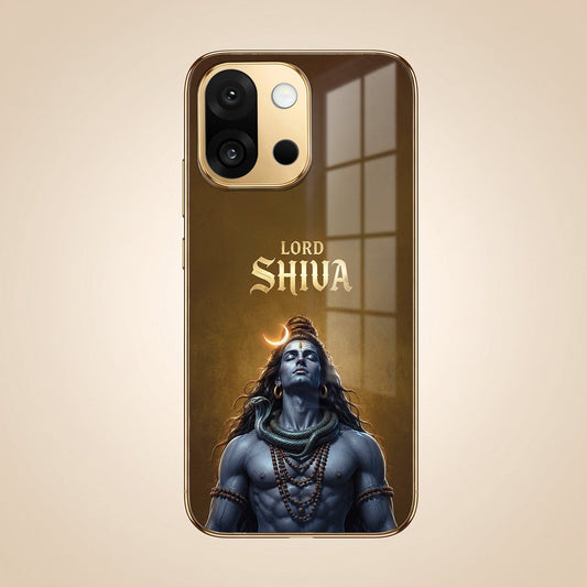 OnePlus 13s 5G Lord Shiva Gold Electroplated Glass Phone Back Case