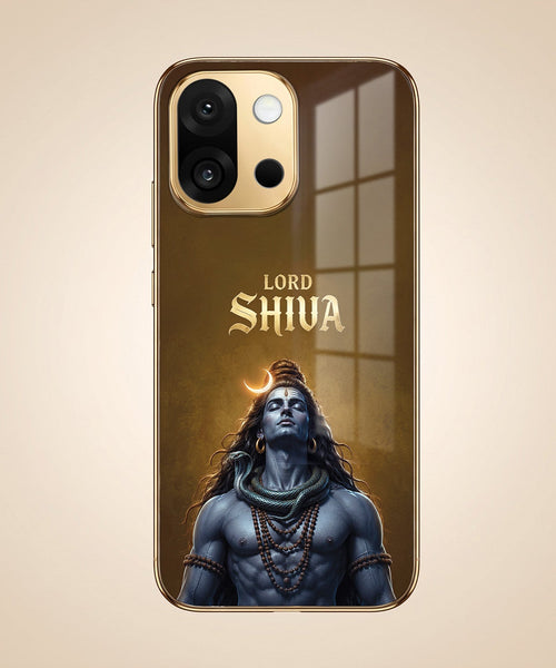 OnePlus 13s 5G Lord Shiva Gold Electroplated Glass Phone Back Case