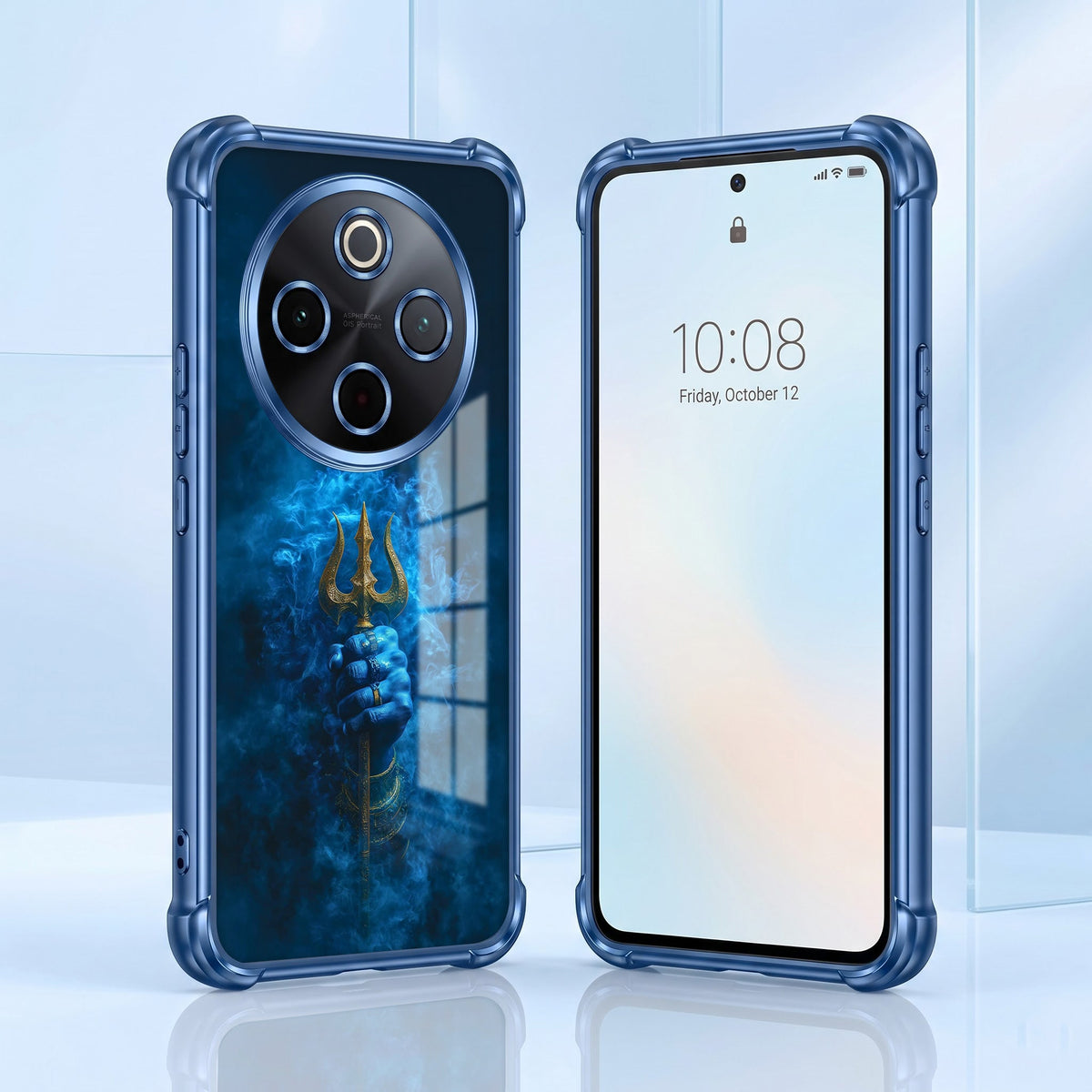 Vivo T4 5G Premium Shiv Trishul Airbags Printed Back Case