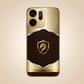 Oppo Reno 14 5G Dragon Crest Gold Electroplated Glass Phone Back Case