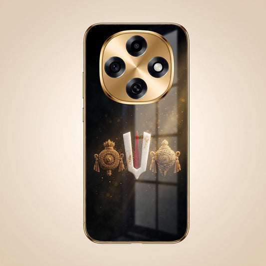 OPPO F31 Pro 5G Royal Heritage Edition Gold Electroplated Glass Phone Back Case