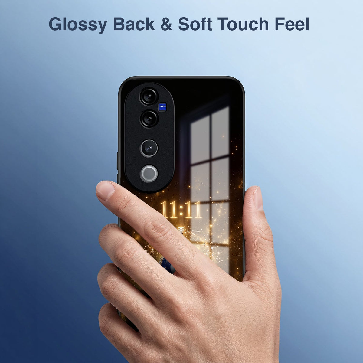 Vivo V40 Pro 5G God’s Plan Evil Eye Acrylic Glass Back Case