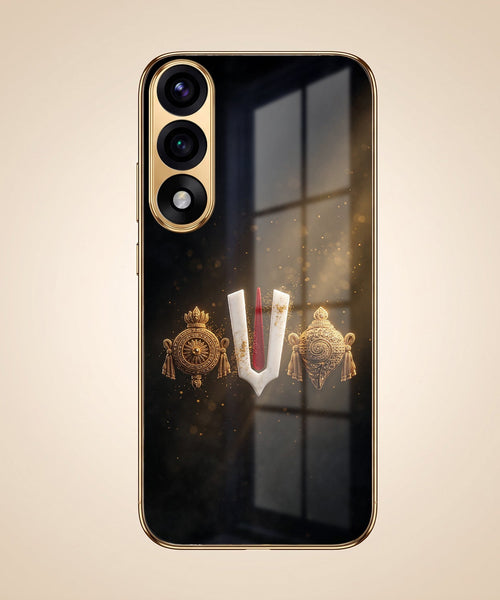 OnePlus Nord 5 5G Royal Heritage Edition Gold Electroplated Glass Phone Back Case