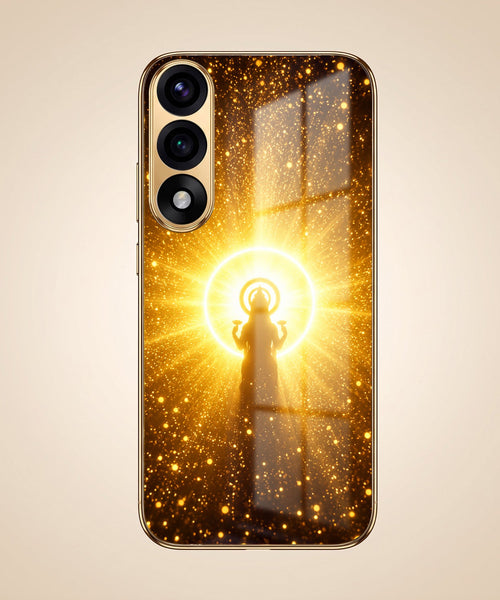 Oneplus Nord 5 5G Lakshmi Sacred Gold Electroplated Glass Phone Back Case