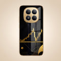 Redmi Note 15 Pro Plus 5G Trading Candles Gold Electroplated Glass Phone Back Case