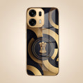 Oppo K14 Plus 5G Royal Emblem Gold Electroplated Glass Phone Back Case