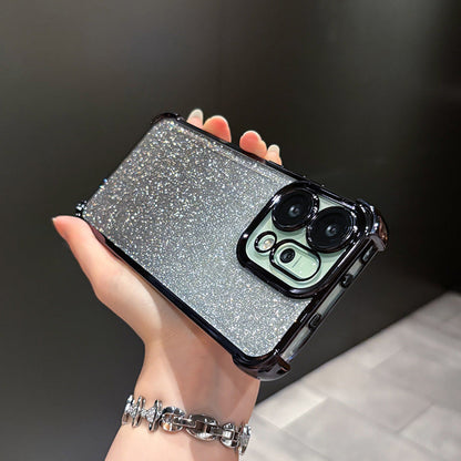 Oppo Reno 14 5G Luxury Shimmer Shockproof Airbag Case