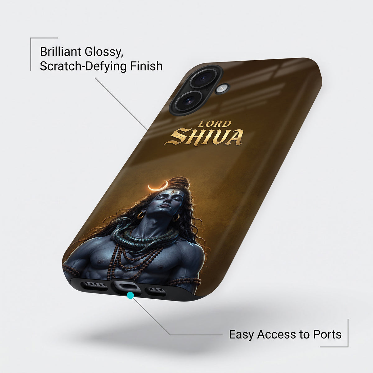 iPhone 16 5G Lord Shiva Protective Case