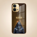 Vivo T5x 5G Lord Shiva Gold Electroplated Glass Phone Back Case