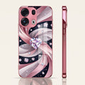 Oppo Reno 13 Pro 5G Diamond Glam Pink Electroplated Glass Phone Back Case