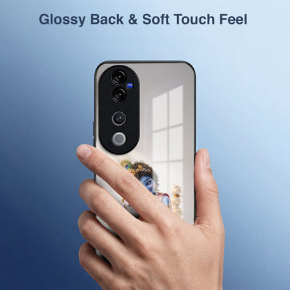 Vivo V40 Pro 5G Bal Krishna Blessings Acrylic Glass Back Case