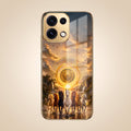 Oppo Reno 16C 5G Celestial Seven Horses Gold Electroplated Glass Phone Back Case