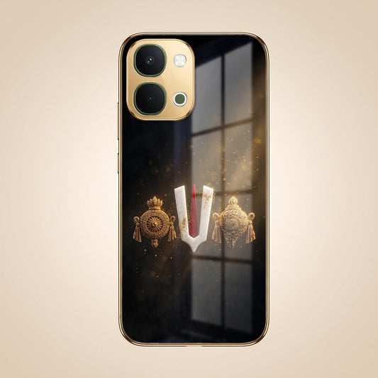 Vivo Y51 Pro 5G Royal Heritage Edition Gold Electroplated Glass Phone Back Case