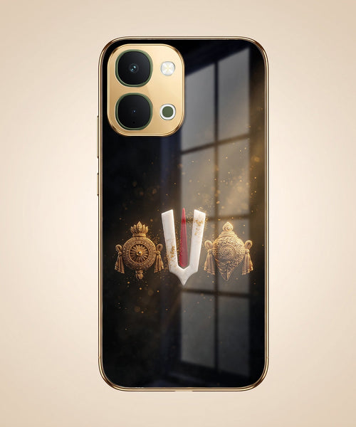 Vivo Y51 Pro 5G Royal Heritage Edition Gold Electroplated Glass Phone Back Case