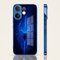 Vivo V60 5G Neon Spider Blue Electroplated Glass Phone Back Case