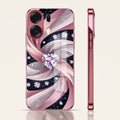 Oppo K14 Plus 5G Diamond Glam Pink Electroplated Glass Phone Back Case