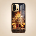 OnePlus 13s 5G Lord Narasimha Gold Electroplated Glass Phone Back Case
