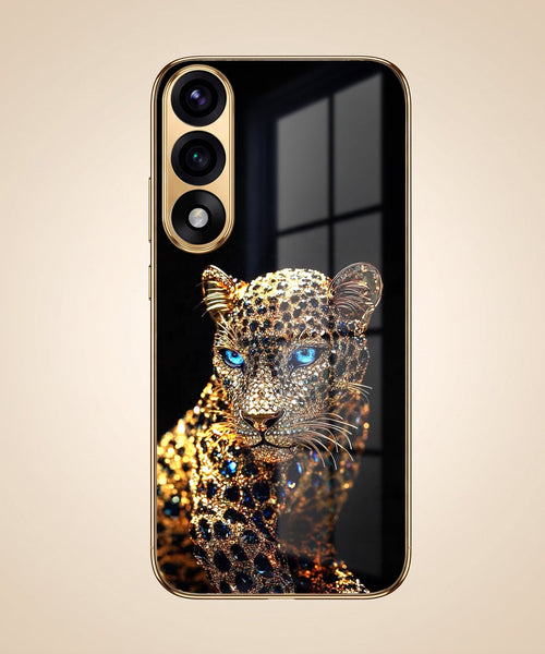 Oneplus Nord 5 5G Panther Gold Electroplated Glass Phone Back Case