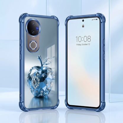 Vivo V50 5G Blue Apple Airbags Printed Back Case