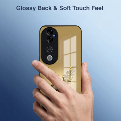 Vivo V40 Pro 5G Golden Eagle Acrylic Glass Back Case