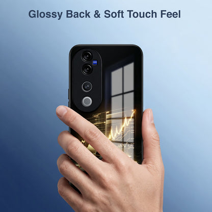 Vivo V40 Pro 5G Luxury Wealth Trader Acrylic Glass Back Case