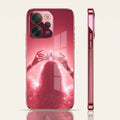 Vivo V70 5G Luxury Crown Queen Pink Electroplated Glass Phone Back Case