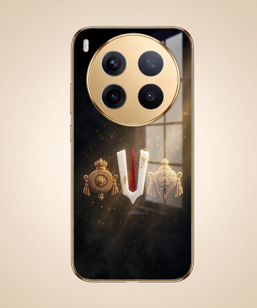 Vivo X300 Pro 5G Royal Heritage Edition Gold Electroplated Glass Phone Back Case