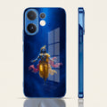 Vivo V60 5G Lord Krishna Blue Electroplated Glass Phone Back Case