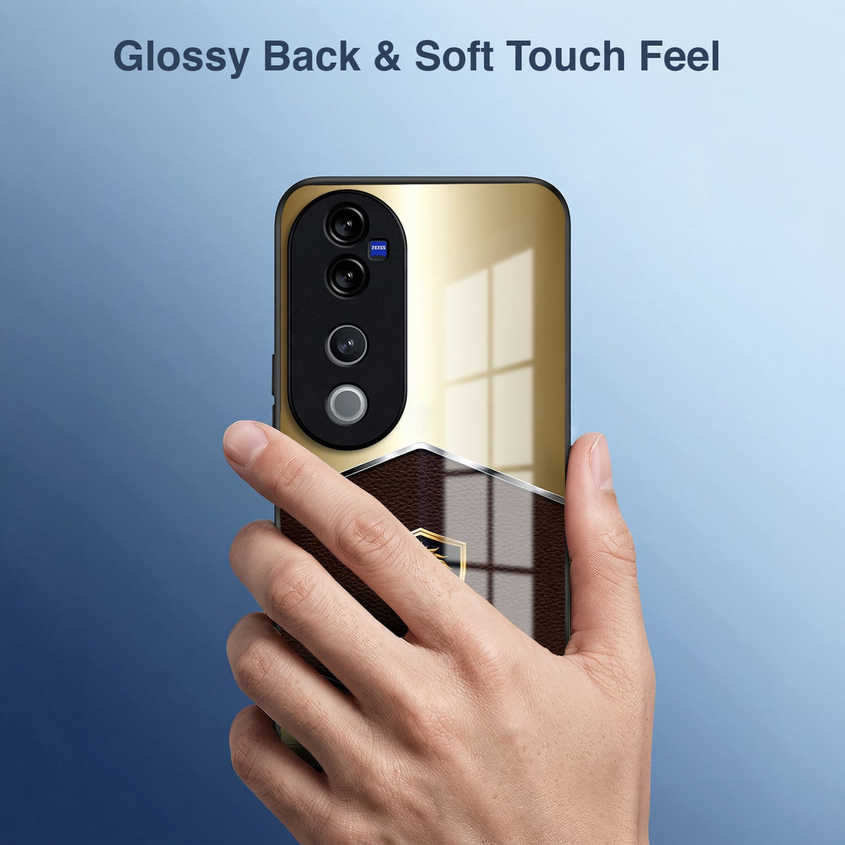 Vivo V40 Pro 5G Dragon Crest Acrylic Glass Back Case