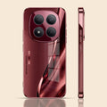 Redmi Note 15 Pro Plus 5G Infinity Energy Burgundy Electroplated Glass Back Case