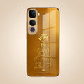 Vivo Y400 Pro 5G Shree Lakshmi Divine Gold Electroplated Glass Phone Back Case