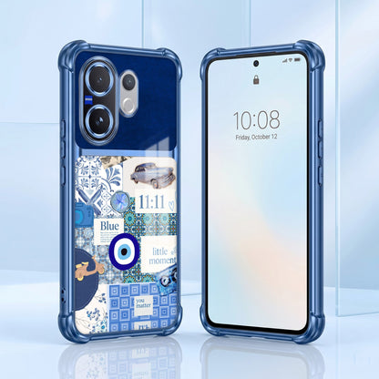 Vivo V60 5G 11:11 Lucky Vibes Dual-Tone Transparent Airbags Case
