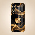 OnePlus Nord 5 5G Luxury Wave Gold Electroplated Glass Phone Back Case